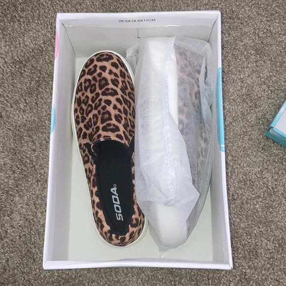 Soda sales shoes leopard